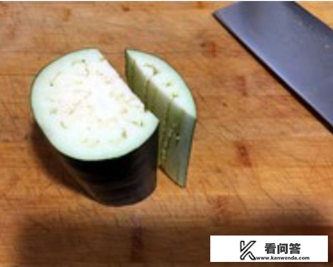 圆茄子怎么切网快？