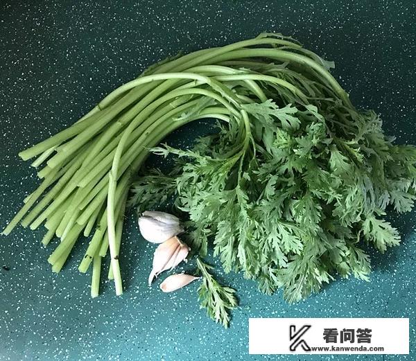 爆炒茼蒿做法？
