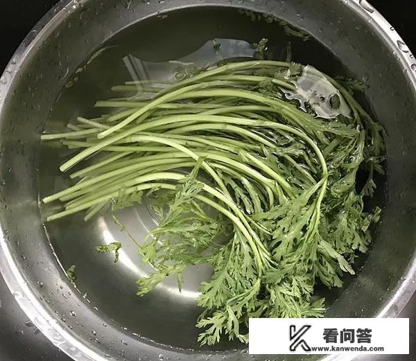爆炒茼蒿做法？