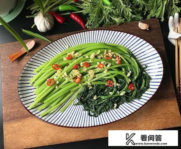 爆炒茼蒿做法？