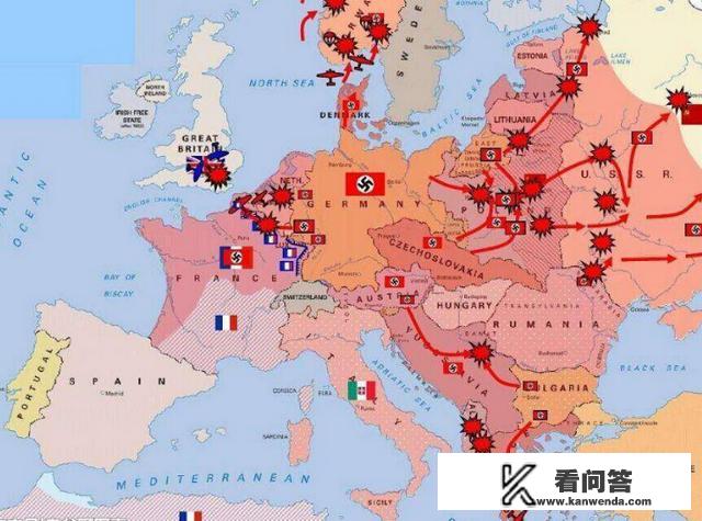 二战中法国在德国的进攻下迅速投降的原因是什么？