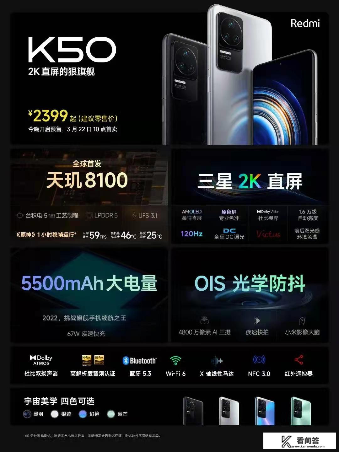 k50pro详细参数？