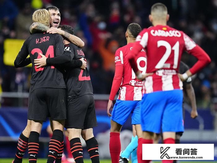 国际米兰vs马竞历史战绩？