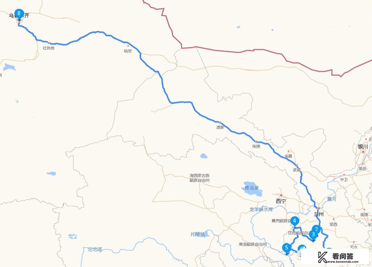 从新疆自驾去甘南玩8天,应该如何规划路线? 从新疆自驾去甘南玩8天,应该如何规划路线?