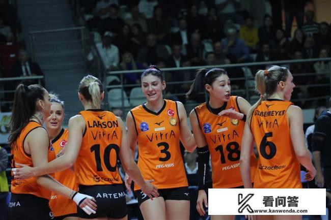 朱婷20分率队取新赛季欧冠开门红，瓦基弗银行争冠对手的首战表现如何？