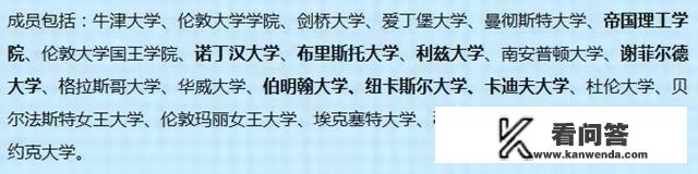 全球有哪些顶级大学联盟？