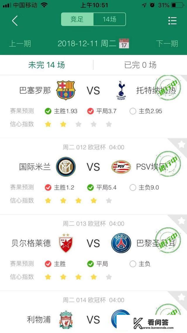 欧冠巴萨vs热刺，你觉得胜负情况会是怎样？