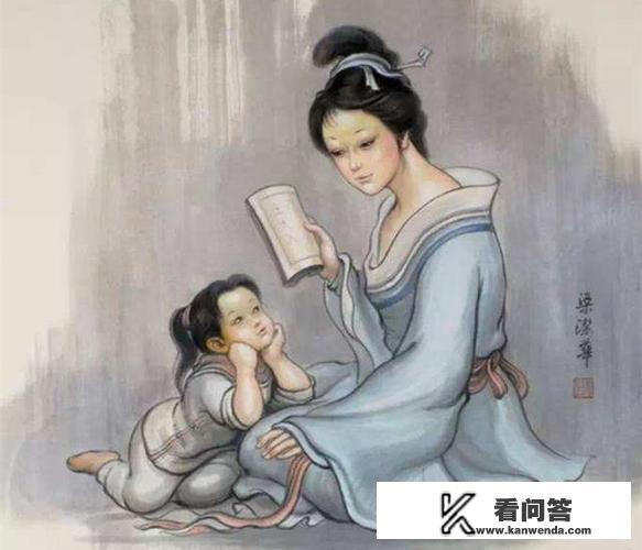 一对母子的民间故事？