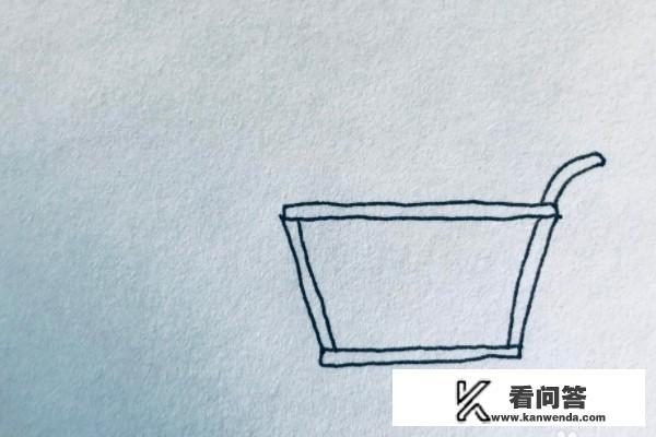 怎么绘画一个超市购物简笔画？