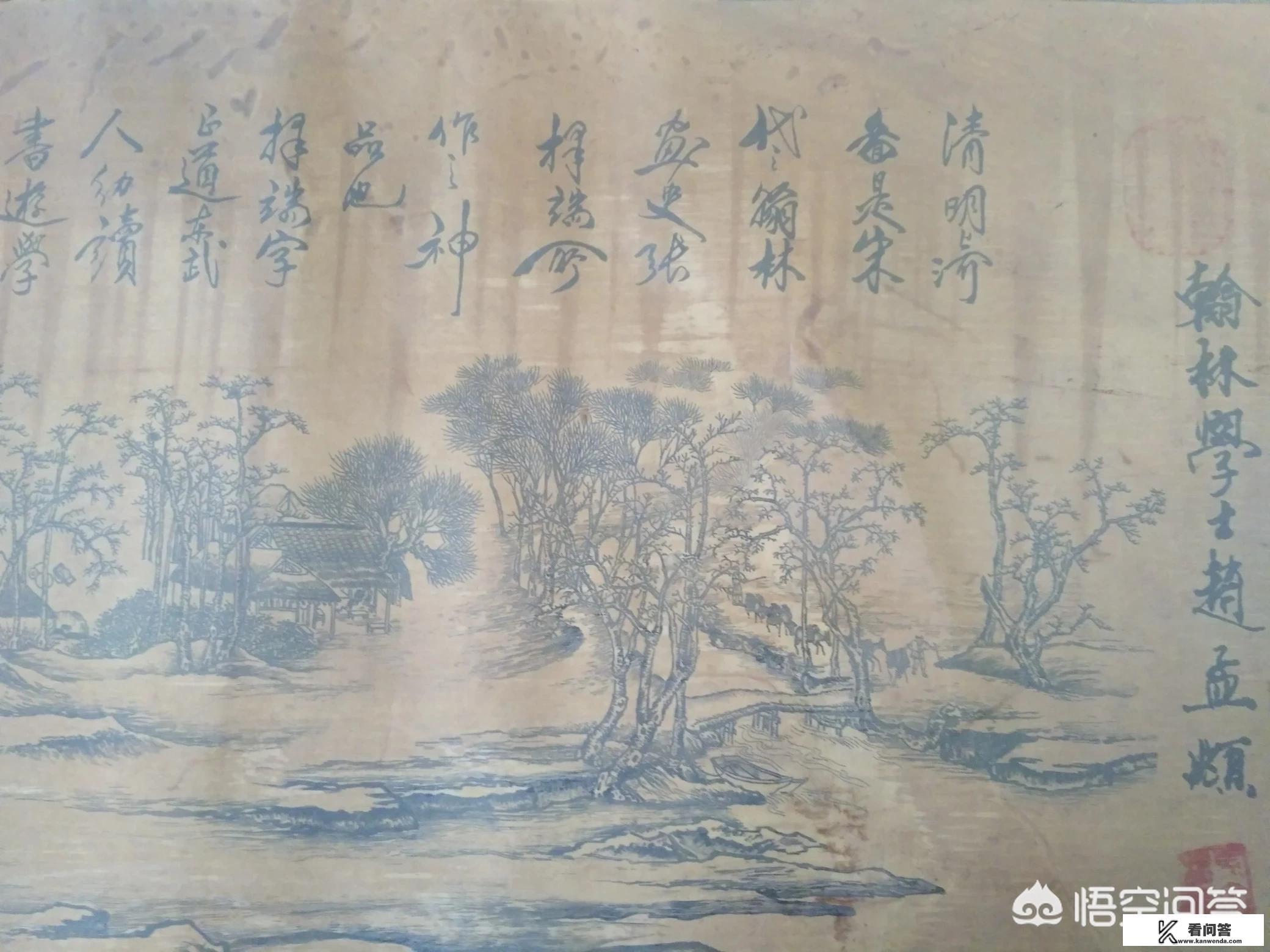 清明上河图纯手工十字绣6米成品多少钱？