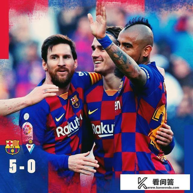 巴萨对阵埃瓦尔梅西四大喜，今年巴萨是否有机会拿欧冠？