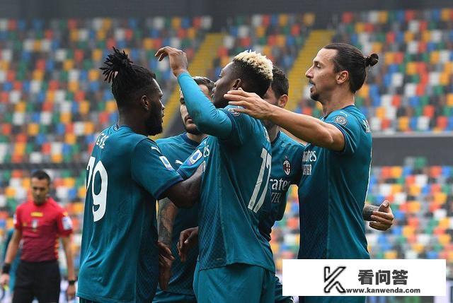 米兰目前排名联赛第一，伊布独造八球，他能率队夺冠吗？