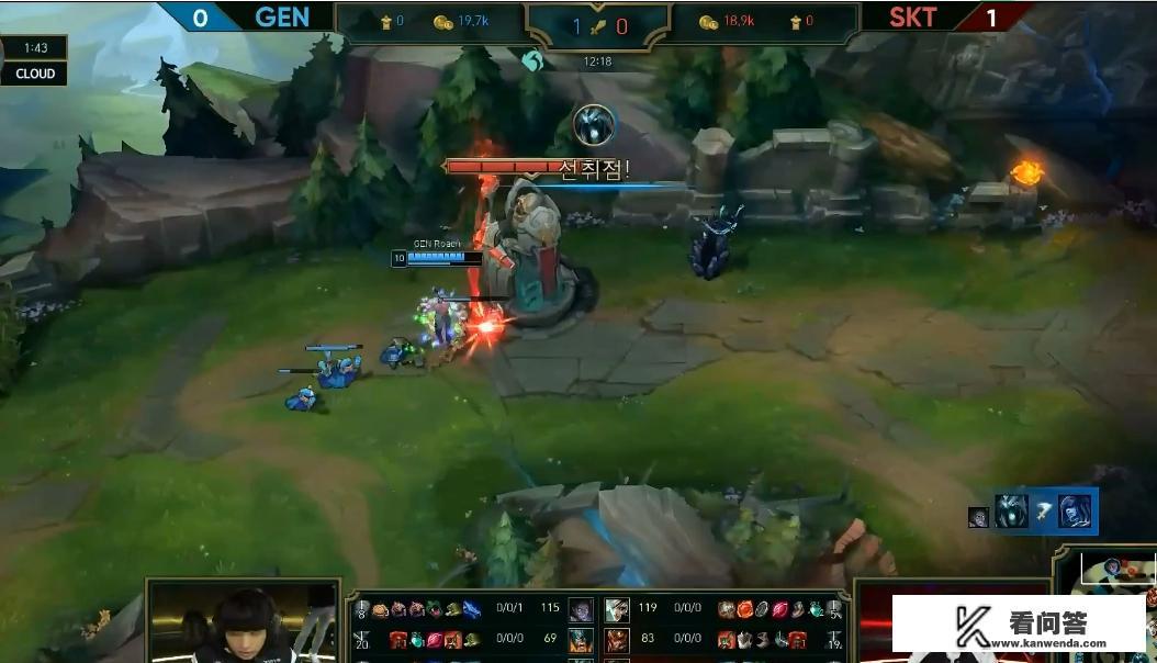 3月1日Khan秒锁瑞雯击败GEN，Faker连选两场丽桑卓，如何评价？