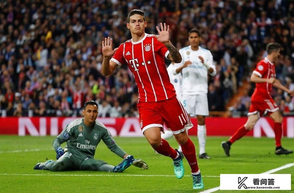 皇马和拜仁欧冠次回合比赛中，怎么解读J罗进球后的动作？