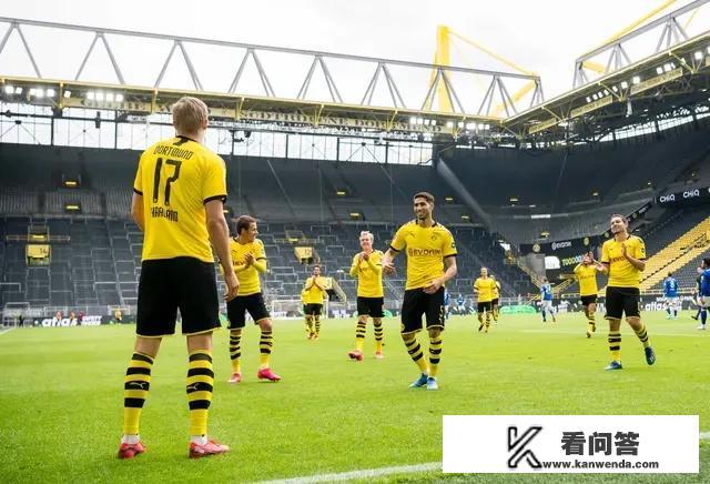 多特4-0，哈兰德传射建功，德甲9场10球，他适合皇马吗？