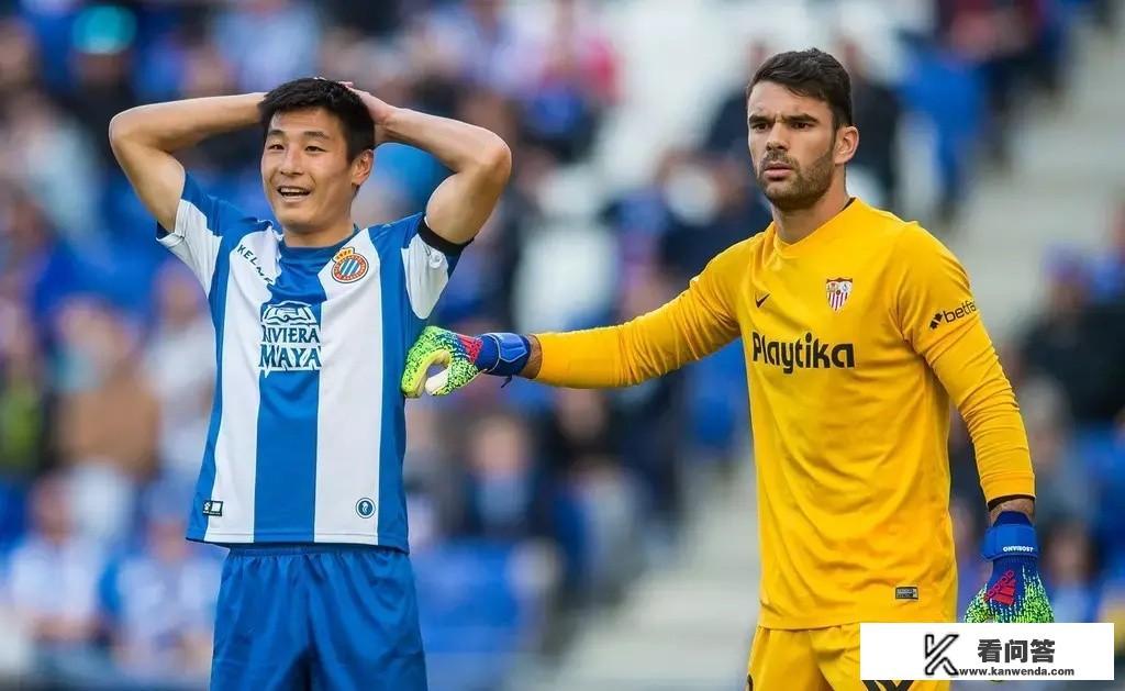 西甲，西班牙人0-1塞维利亚，6轮不败被终结，武磊射门被扑出，如何评价武磊的表现？