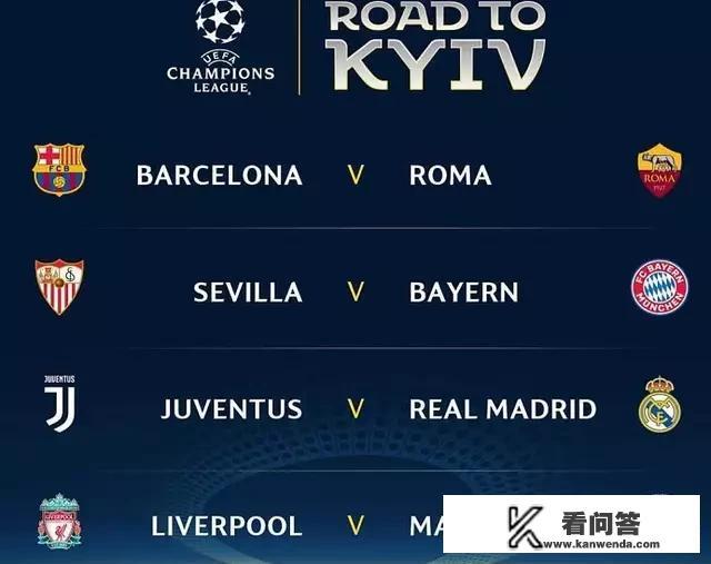 2018年欧冠八强抽签结果你怎么看？